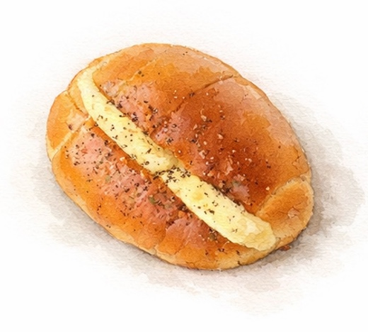 Salt Bread Garlic Cream Cheese